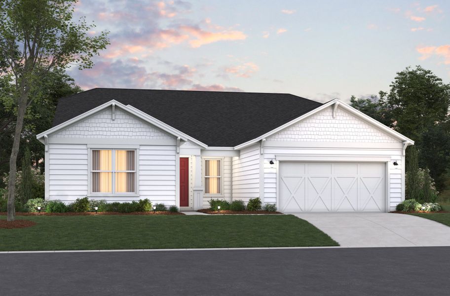 Representative exterior photo of a completed home built from the Reynolds by Beazer Homes in Northbrook, Murrells Inlet, SC (Image 2).