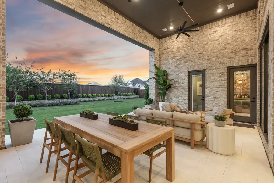 Representative Patio - some options shown