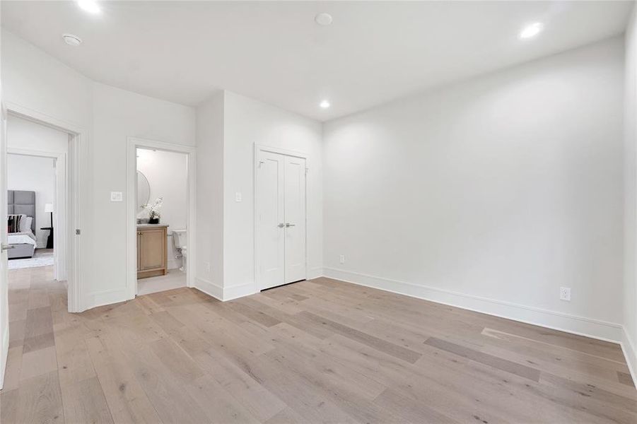 Another view of the en-suite bedroom on the third floor.