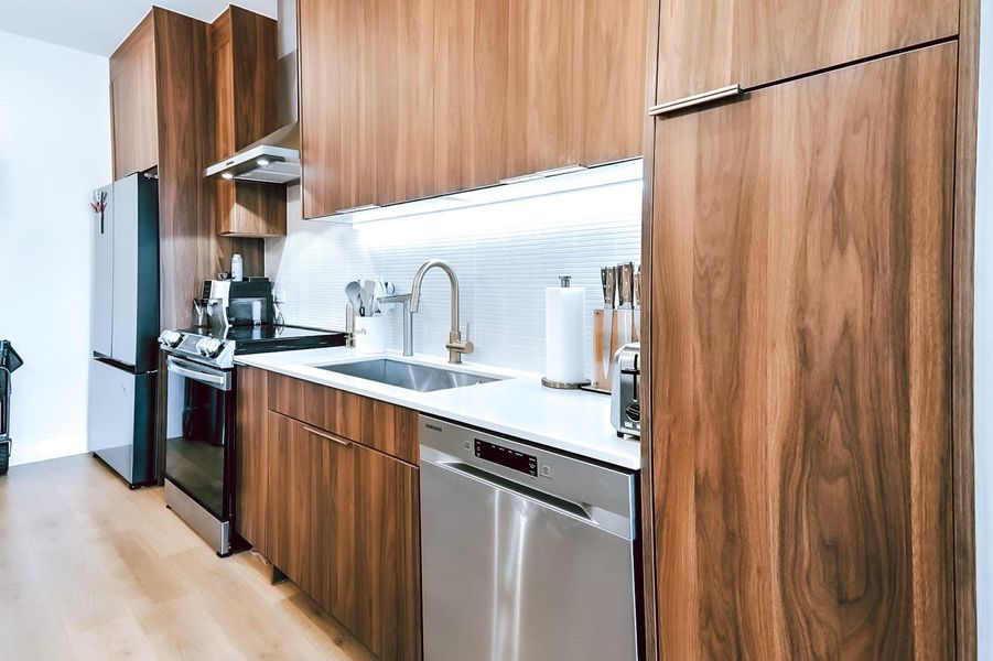 Furnished interior view inside a new home in Parkside at Mueller, Austin (Image 23).