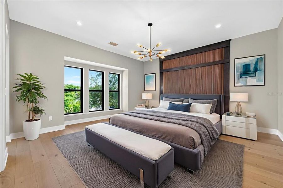 Furnished interior view inside a new home in , Sarasota (Image 9).