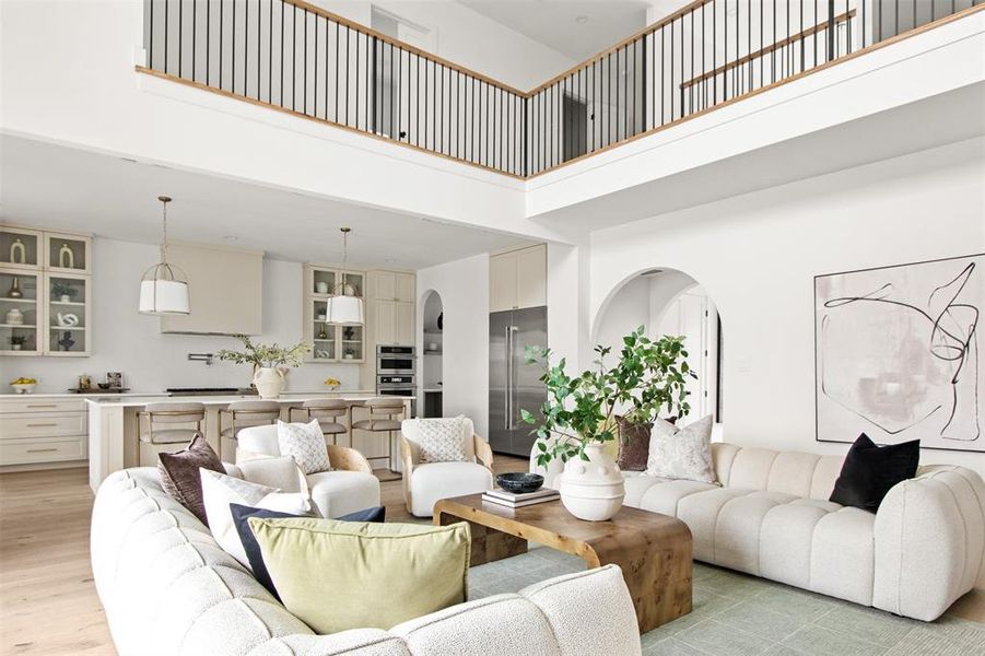 Furnished interior view inside a new home in , Dallas (Image 7).