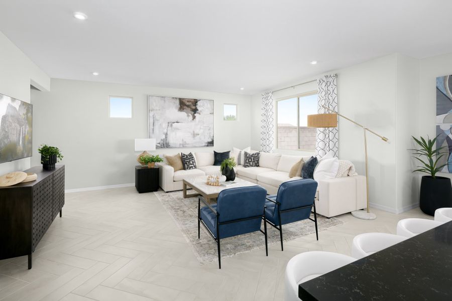 Furnished interior view inside a new home in Bethany Grove, Glendale (Image 5).