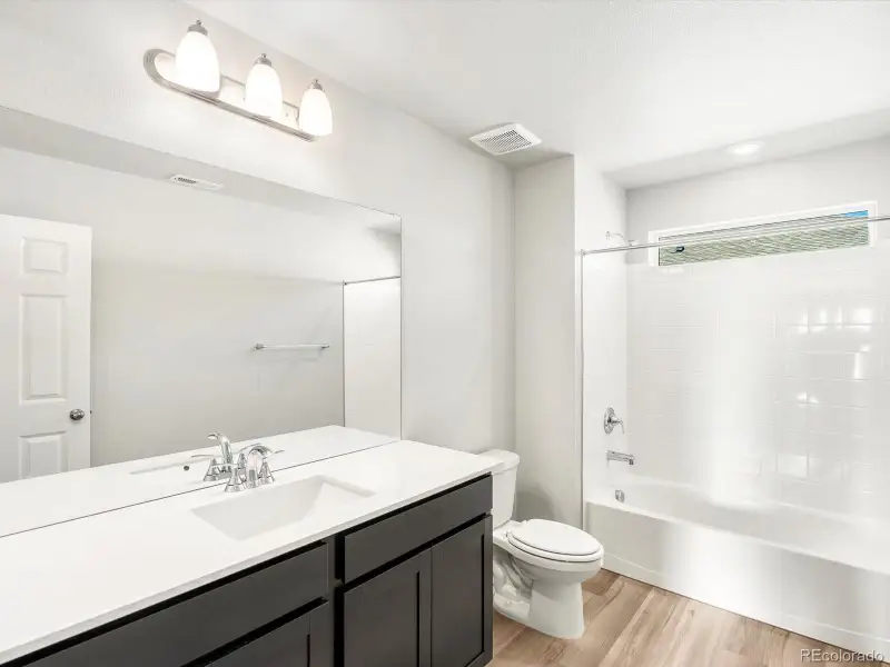 Furnished interior view inside a new home in Buffalo Highlands: The Flora Collection, Commerce City (Image 8).