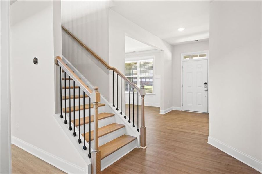 Spacious, unfurnished interior of a new home in Carmichael Farms, Canton (Image 28). Spacious, unfurnished interior of a new home in Carmichael Farms, Canton (Image 28).