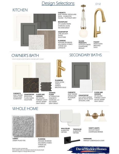 Sample of building materials used in homes in ARTAVIA - Enclave Collection, Conroe (Image 34).