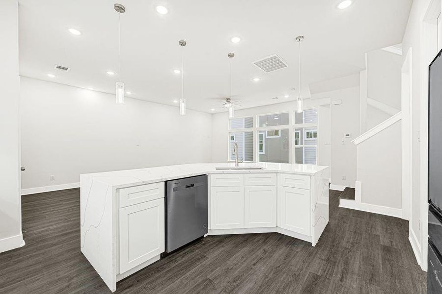 Furnished interior view inside a new home in , Houston (Image 5). Furnished interior view inside a new home in , Houston (Image 5).