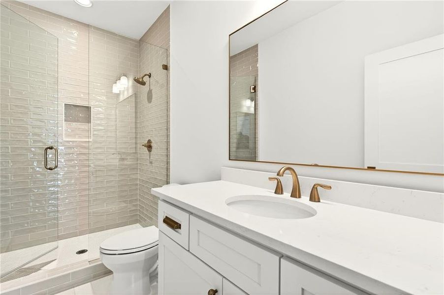 Furnished interior view inside a new home in , Roswell (Image 18).