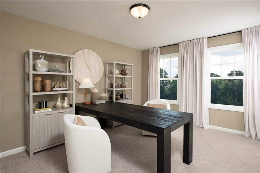 Furnished interior view inside a new home in The Estates at Casteel, Bethlehem (Image 6). Furnished interior view inside a new home in The Estates at Casteel, Bethlehem (Image 6).