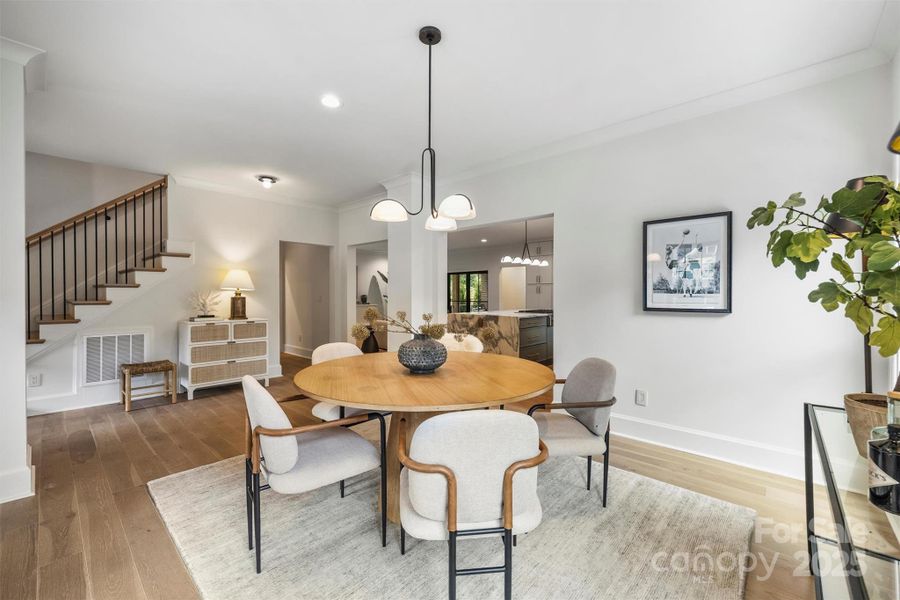 Furnished interior view inside a new home in , Charlotte (Image 35).