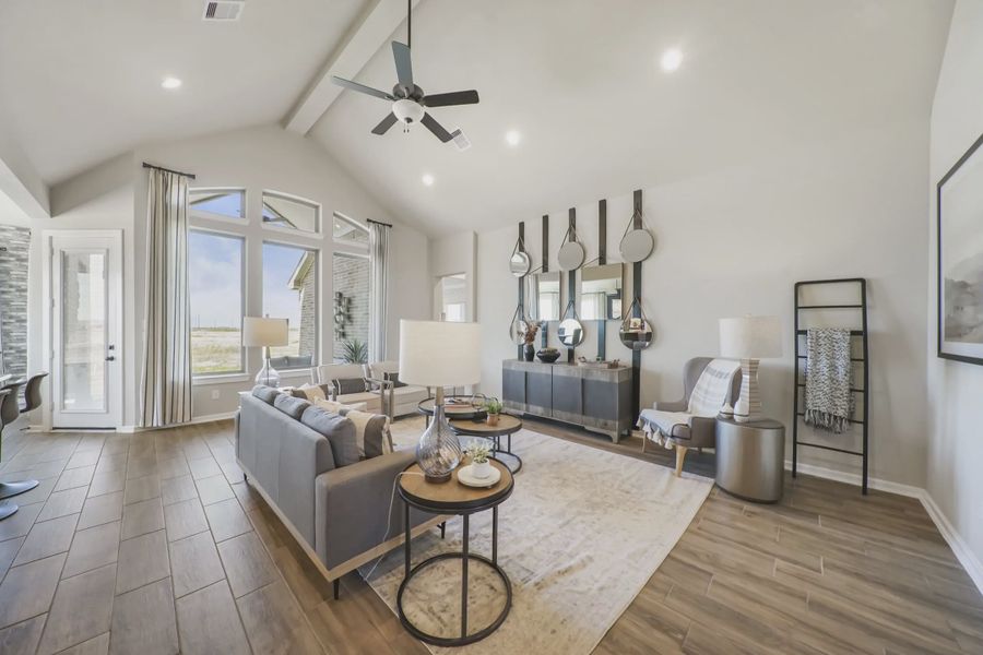 Representative furnished interior of a home built from the Bradford by Chesmar Homes in Jordan Ranch 55's, Fulshear (Image 6). Representative furnished interior of a home built from the Bradford by Chesmar Homes in Jordan Ranch 55's, Fulshear (Image 6).