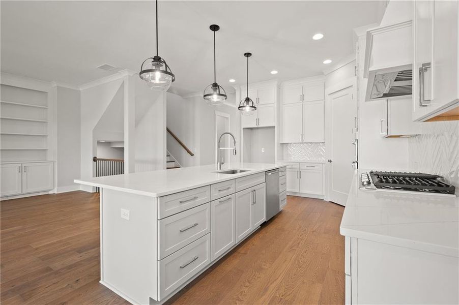 Furnished interior view inside a new home in South on Main, Woodstock (Image 9).