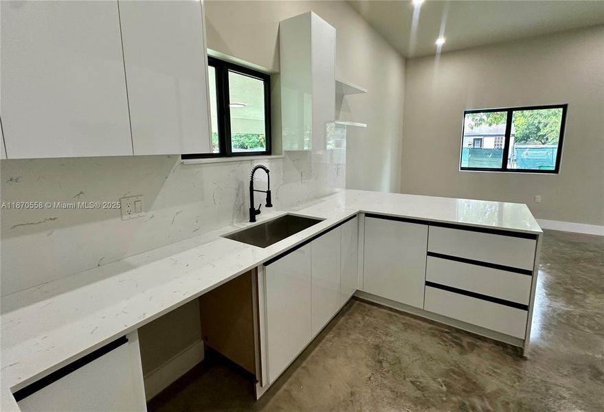 Furnished interior view inside a new home in , Miami (Image 12).