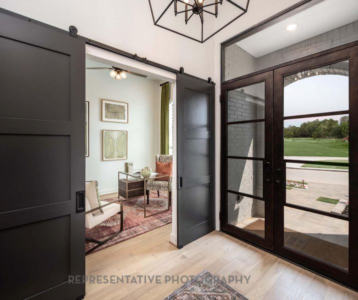 Furnished interior view inside a new home in Cross Creek West, Fulshear (Image 14).