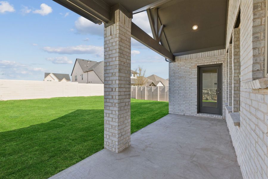 Representative exterior details of a home built from the Statler by Centre Living Homes in Painted Tree Woodland West, McKinney (Image 3). Representative exterior details of a home built from the Statler by Centre Living Homes in Painted Tree Woodland West, McKinney (Image 3).