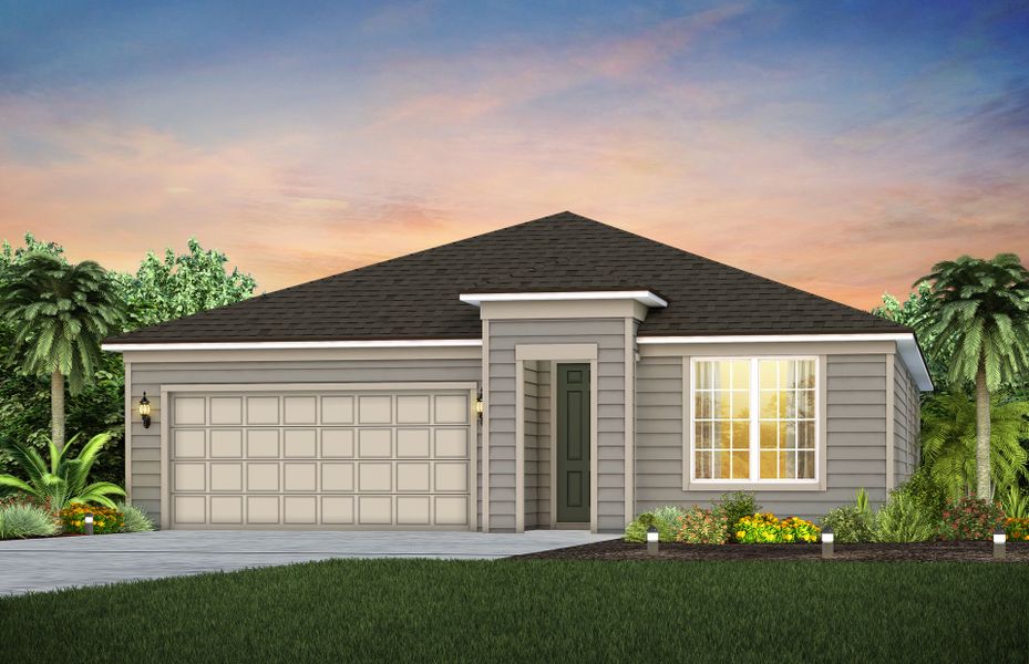 Representative exterior photo of a completed home built from the Highgate by Pulte Homes in Murray Farms, Middleburg, FL (Image 26). Representative exterior photo of a completed home built from the Highgate by Pulte Homes in Murray Farms, Middleburg, FL (Image 26).