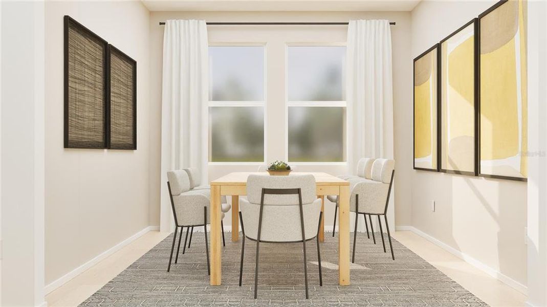 Furnished interior view inside a new home in Bridgewalk, St. Cloud (Image 7).