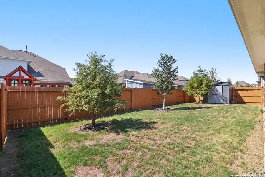 Exterior details and patio area of a home in Stillwater Ranch, San Antonio (Image 4).
