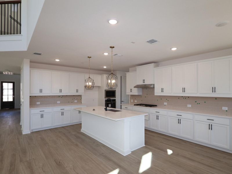 Furnished interior view inside a new home in Edgewood, Leander (Image 8). Furnished interior view inside a new home in Edgewood, Leander (Image 8).