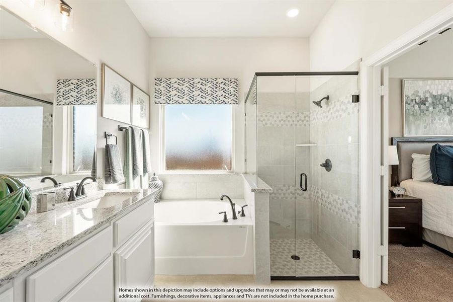 Furnished interior view inside a new home in Eagle Glen 50, Alvarado (Image 25).