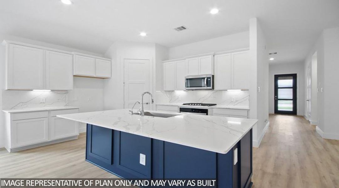 Furnished interior view inside a new home in Hills of Westlake, Conroe (Image 8).