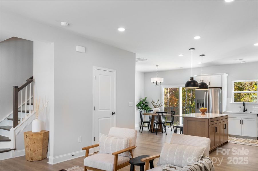 Furnished interior view inside a new home in , Asheville (Image 10).