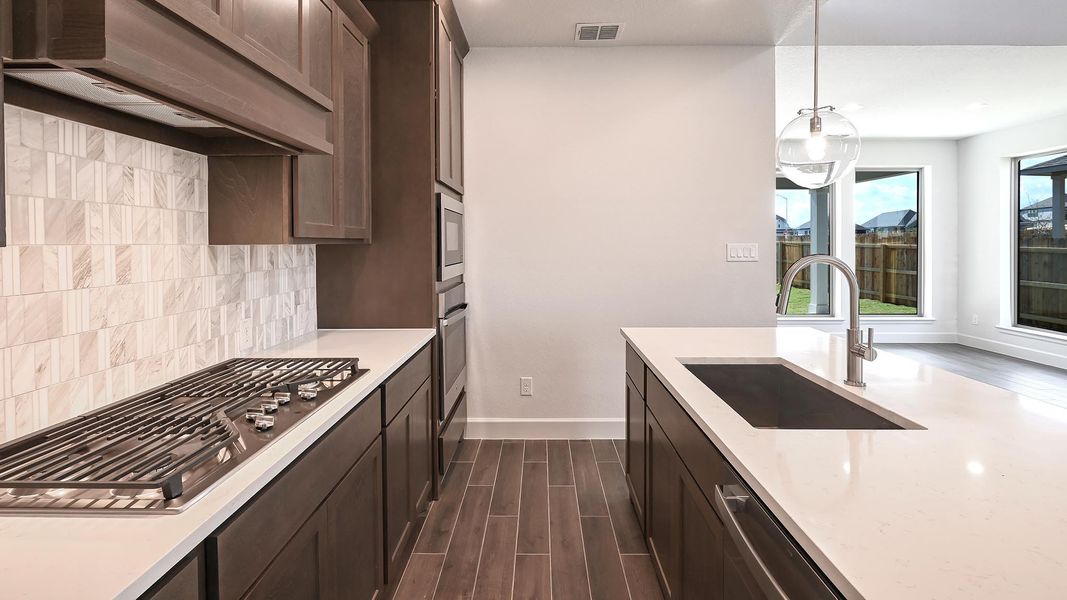 Furnished interior view inside a new home in The Parklands, Schertz (Image 8).