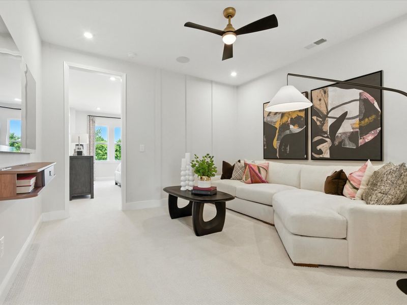 Representative furnished interior of a home built from the Clarion by Tri Pointe Homes in Southbridge, Fort Mill (Image 14).