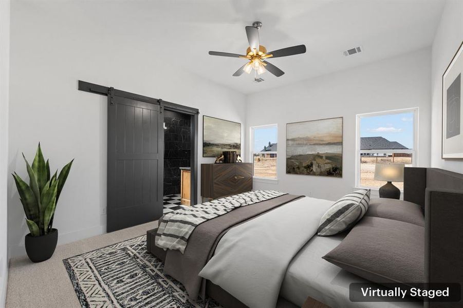 Furnished interior view inside a new home in , Azle (Image 11).