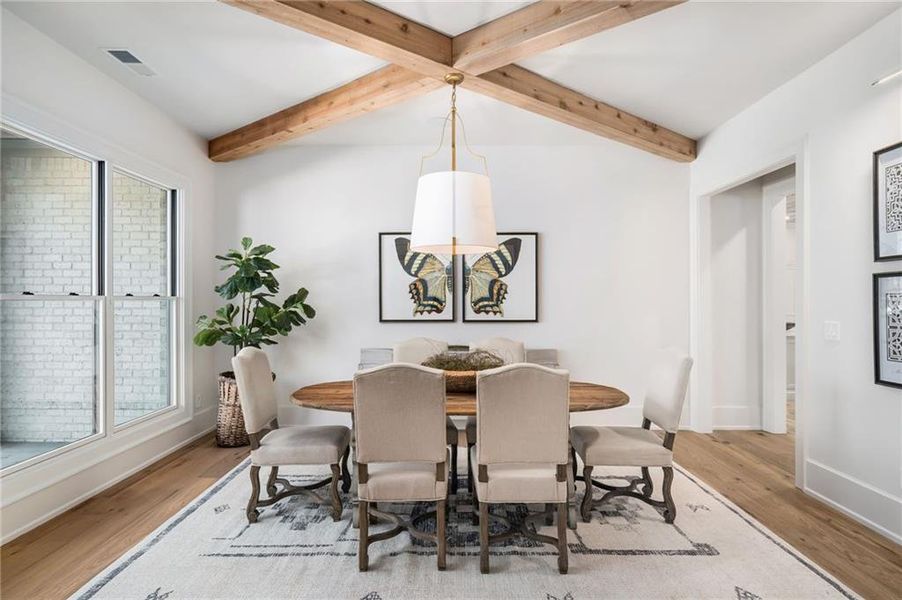 Furnished interior view inside a new home in , Alpharetta (Image 42).