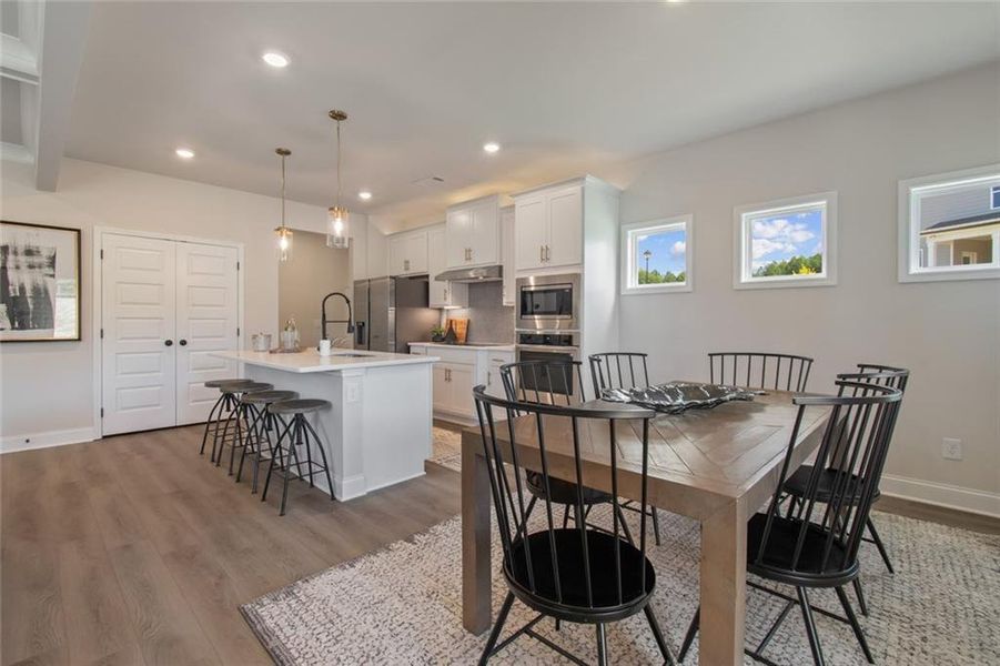 Furnished interior view inside a new home in Crofton Place Enclave, Snellville (Image 7).