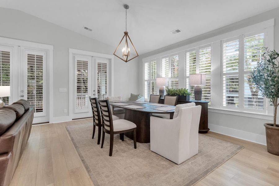 Furnished interior view inside a new home in , Charleston (Image 31).