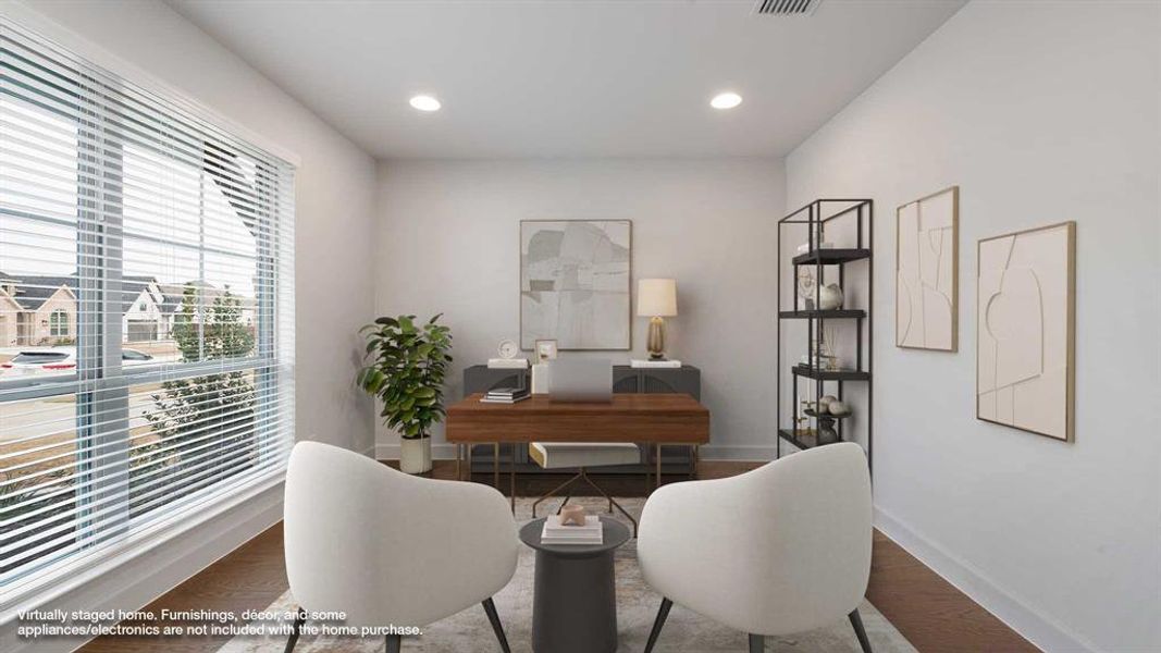 Furnished interior view inside a new home in M3 Ranch, Mansfield (Image 12).