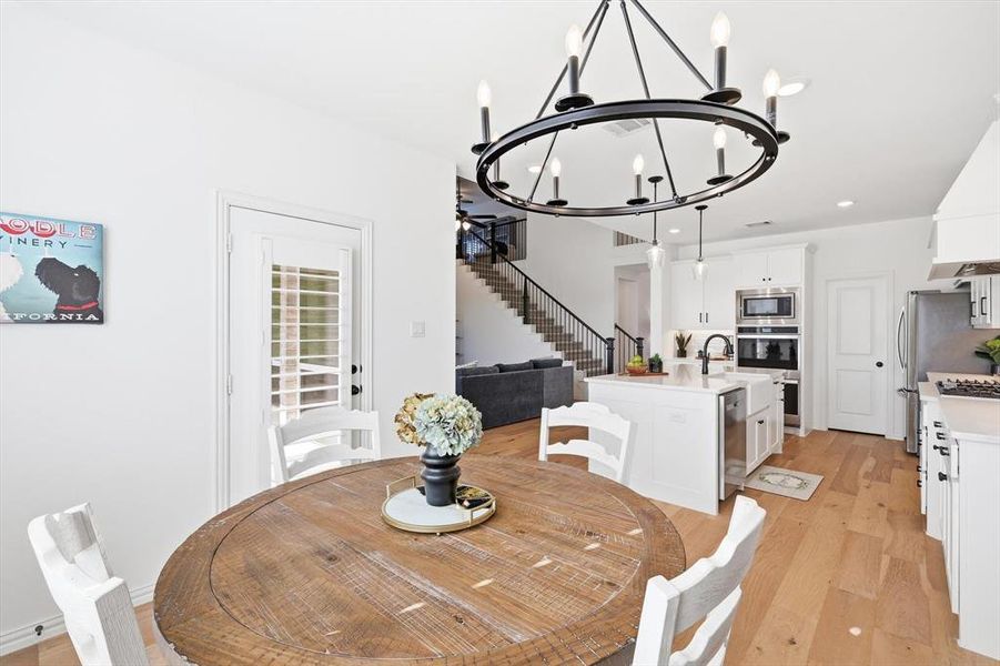 Furnished interior view inside a new home in , Haslet (Image 11).