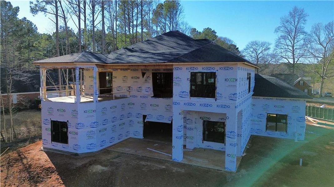 In-progress construction of a new home in , McDonough, GA (Image 27).