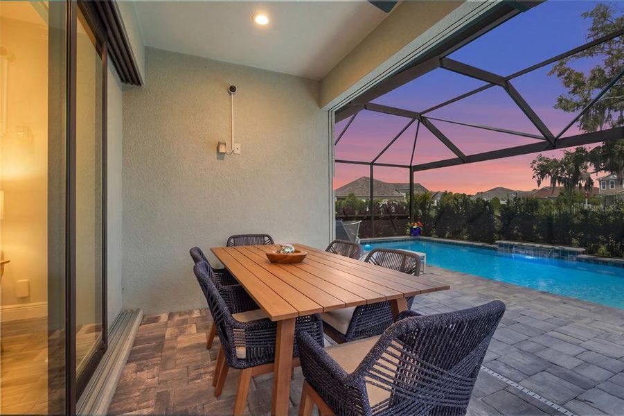 Exterior details and patio area of a home in , Sarasota (Image 31).