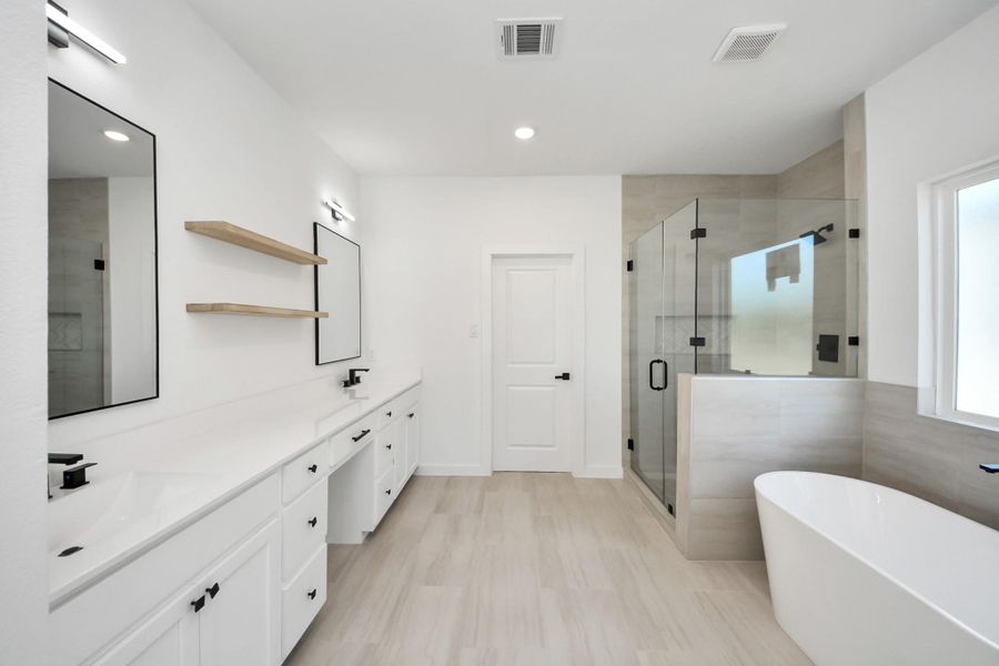 Furnished interior view inside a new home in , Houston (Image 32).