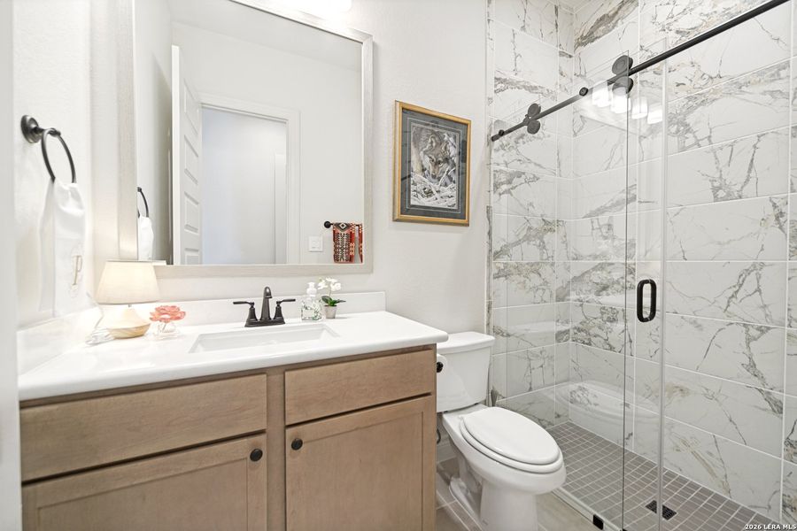 Furnished interior view inside a new home in Esperanza - 80' & 90', Boerne (Image 25).