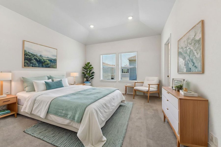 Furnished interior view inside a new home in Kemah Crossing - City Series, Kemah (Image 9).
