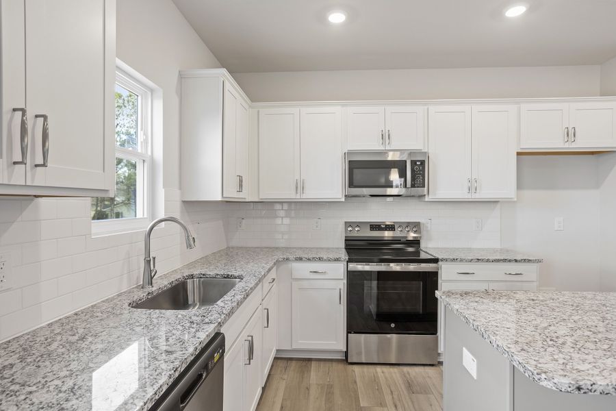 Furnished interior view inside a new home in Cambridge Reserve, Angier (Image 12). Furnished interior view inside a new home in Cambridge Reserve, Angier (Image 12).