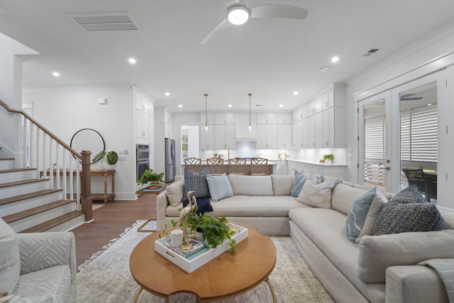 Furnished interior view inside a new home in , Hollywood (Image 18).