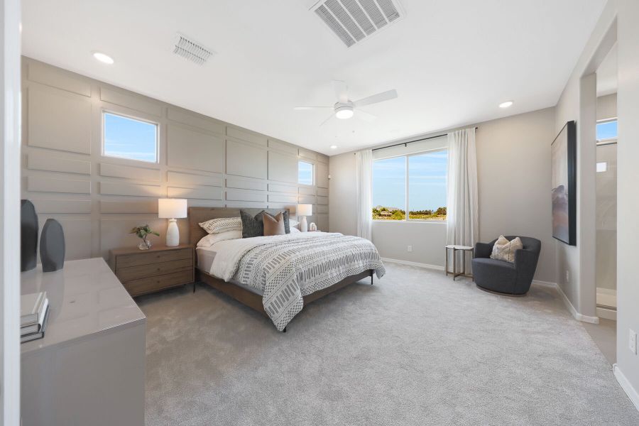 Representative furnished interior of a home built from the Pacific by Mattamy Homes in White Tank Vistas, Waddell (Image 29).