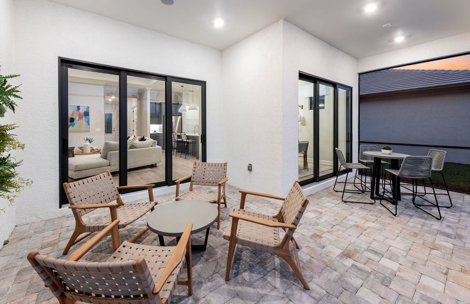 Indoor/outdoor living Indoor/outdoor living