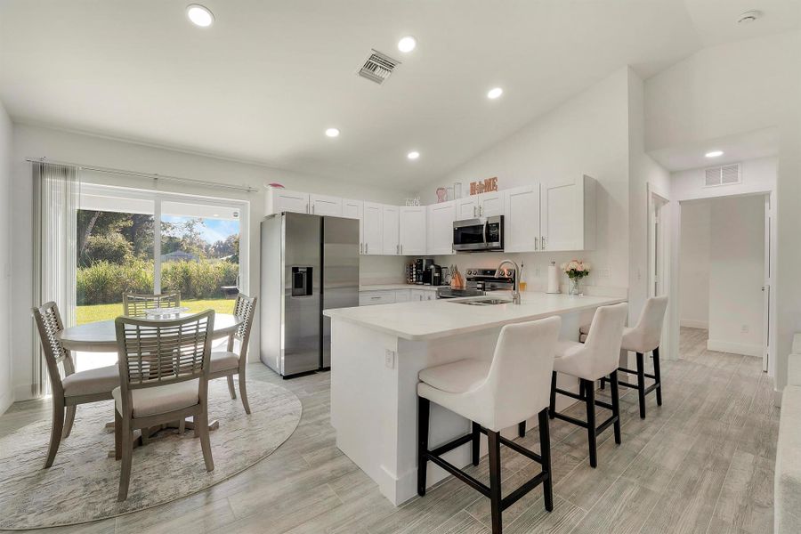 Furnished interior view inside a new home in , Okeechobee (Image 3).