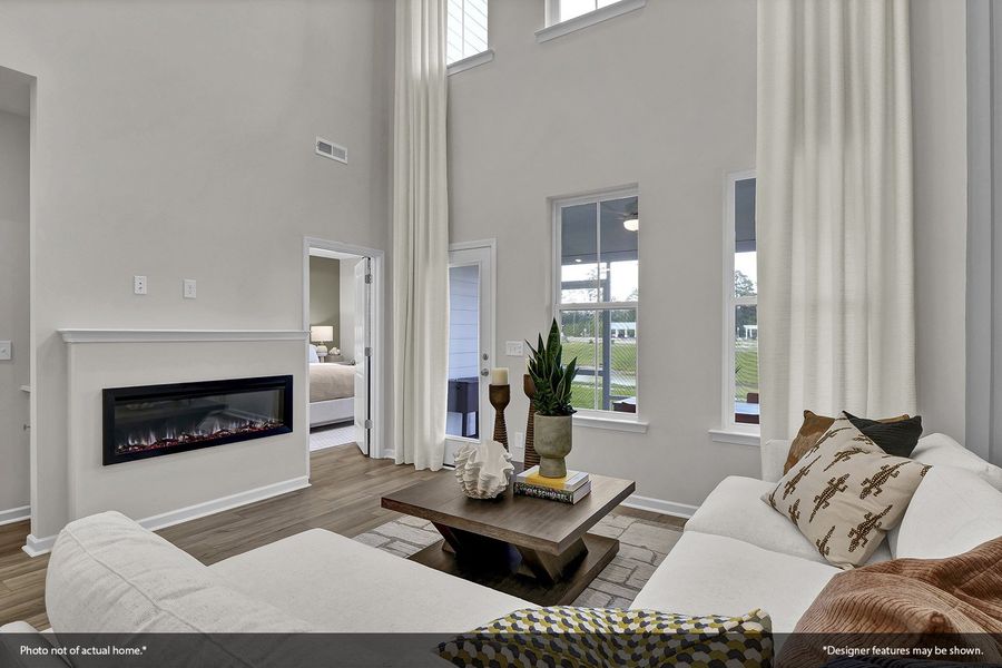 Furnished interior view inside a new home in Ovation at Sweetbrier, Durham (Image 13).