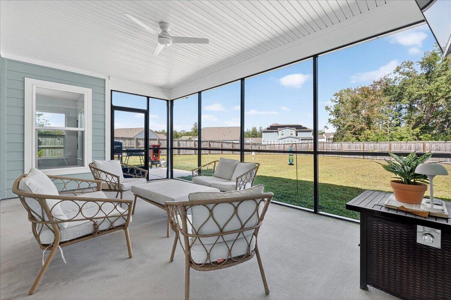 Exterior details and patio area of a home in , Johns Island (Image 2). Exterior details and patio area of a home in , Johns Island (Image 2).