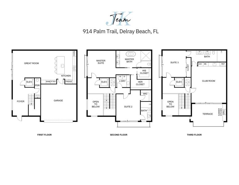 2D floor plan layout of this home in , Delray Beach, FL (Image 3). 2D floor plan layout of this home in , Delray Beach, FL (Image 3).