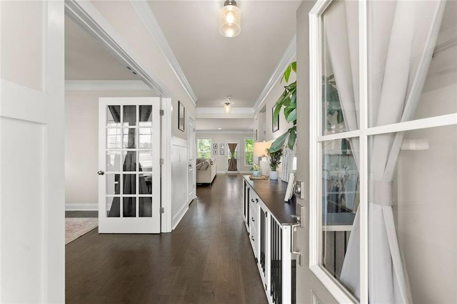 Furnished interior view inside a new home in , Dacula (Image 13).
