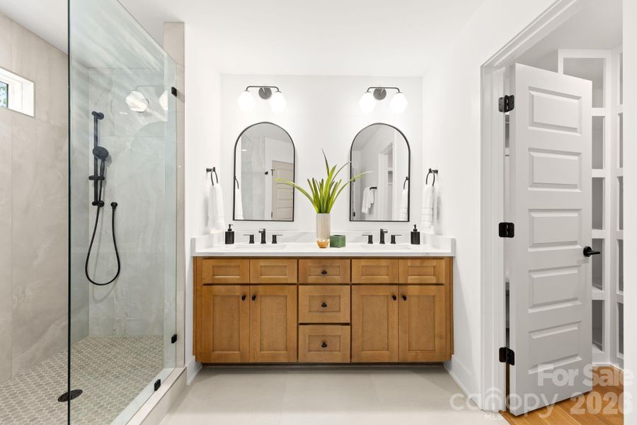 Furnished interior view inside a new home in , Charlotte (Image 15). Furnished interior view inside a new home in , Charlotte (Image 15).