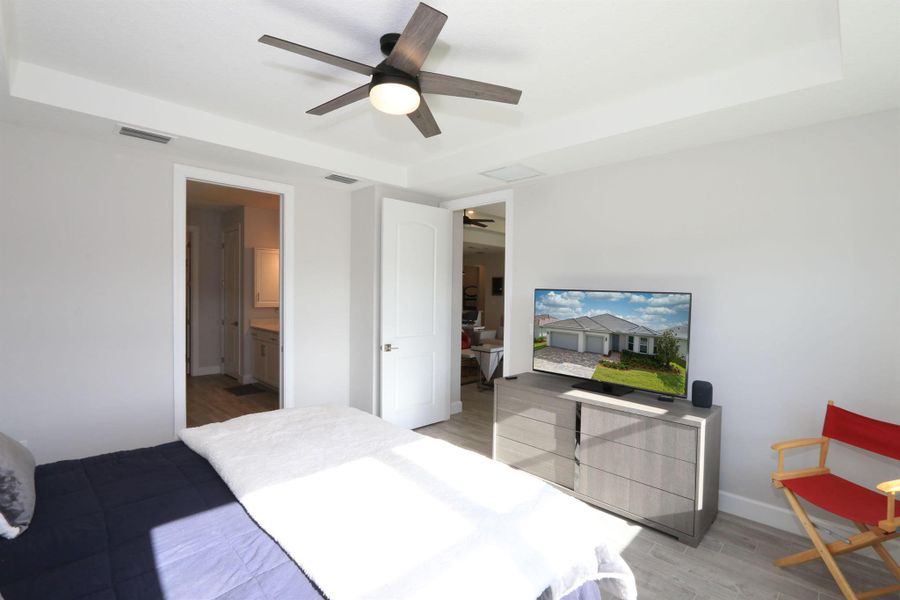 Furnished interior view inside a new home in Del Webb Tradition, Port St. Lucie (Image 32).